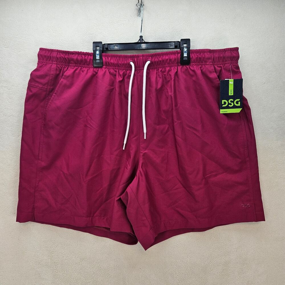 DSG MEN'S XXL 6" LIFESTYLE  SHORT WILD BERRY NWT